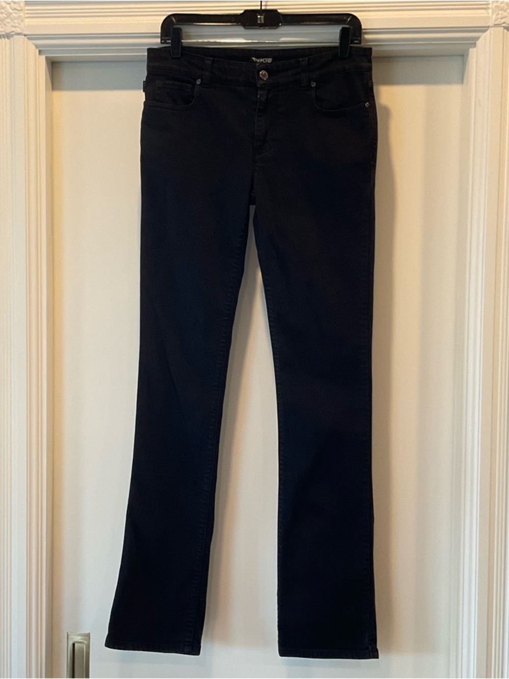 Tom Ford Black Straight Leg Jeans 29